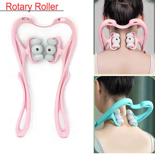 Six-Wheel Neck and Shoulder Manual Massage Device